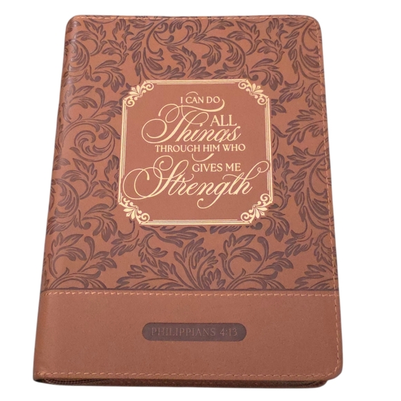 Other - 🦋LAST ONE Embossed FAUX Leather Zip Journal